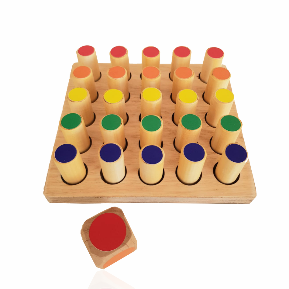 JUEGO MEMO COLORES CON DADO COD: 117