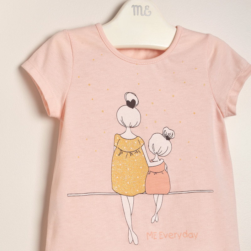 remera madre e hija rosa