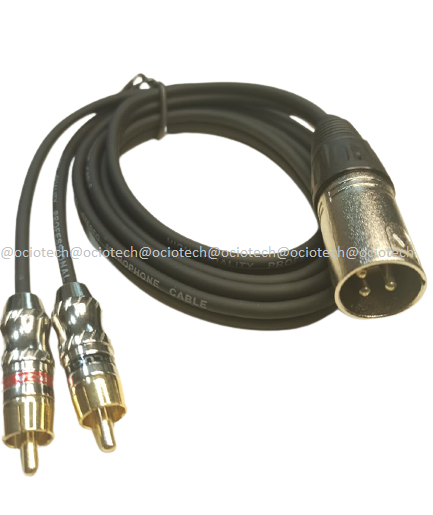 Cable PRO 2 RCA macho a 1 XLR macho (GR1048)
