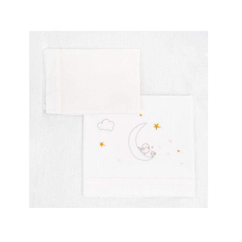 sabana mini cuna country rosa