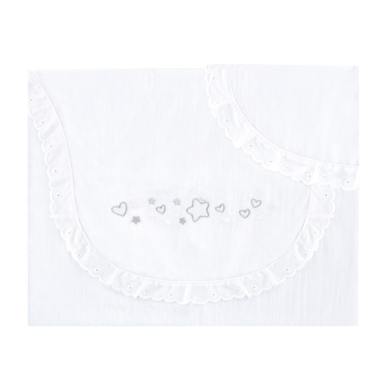 sabana carrito class rayas b/gris