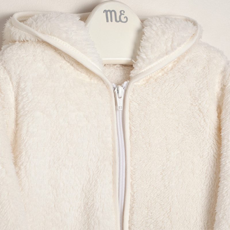 campera corderito doble jackie crudo