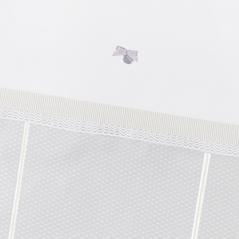 colchoneta para carrito venecia b/gris