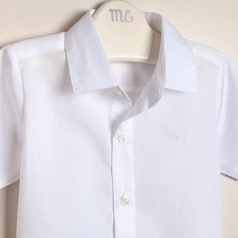 camisa de vestir en ratier blanco