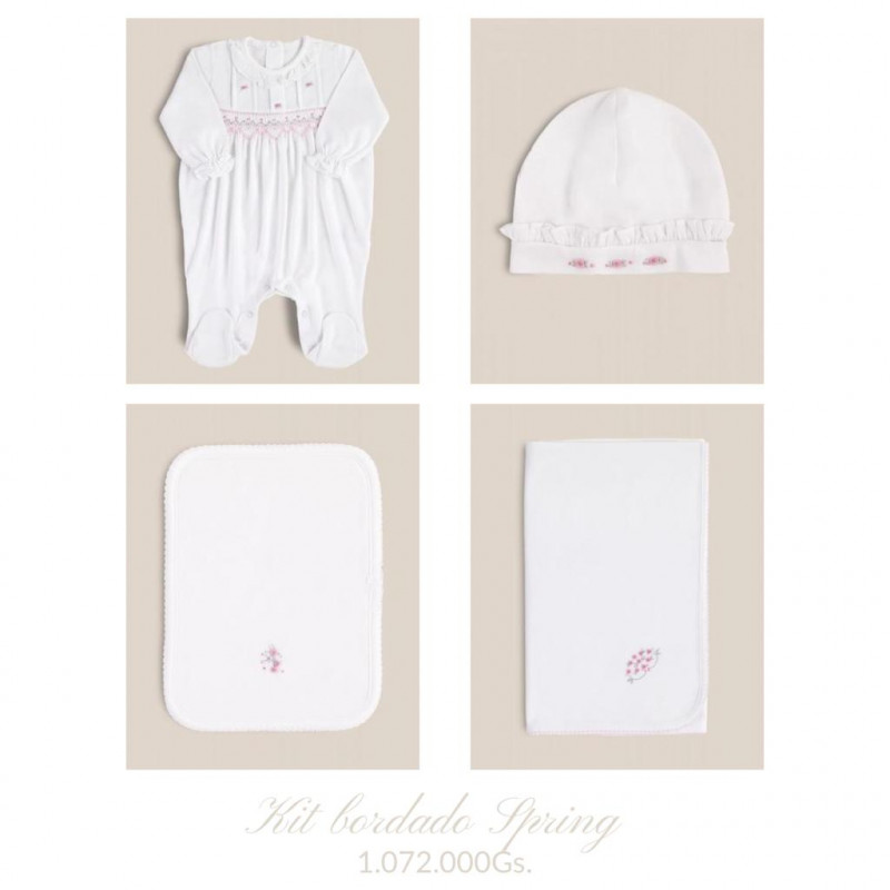 Enterito bordado spring