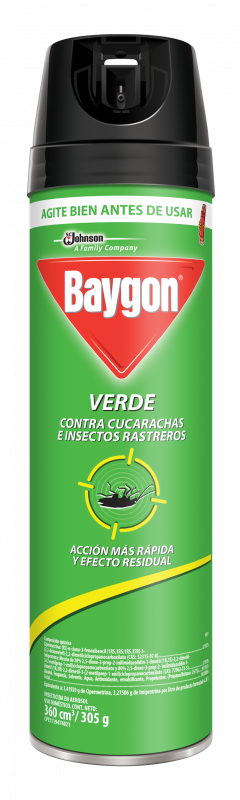 Insecticida Baygon Extermina Cucarachas y Arañas 300 ml
