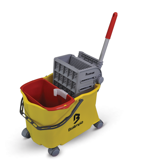 Balde Prensa mopa 20 Lts. Bralimpia