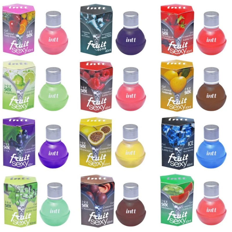 GEL COMESTIBLE - FRUIT SEXY - SABORES VARIADOS