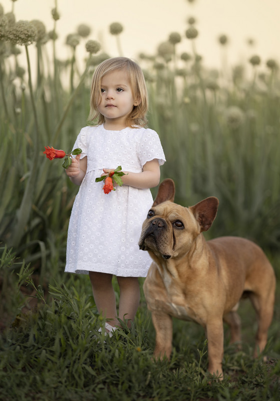 vestido de broderie brigitte