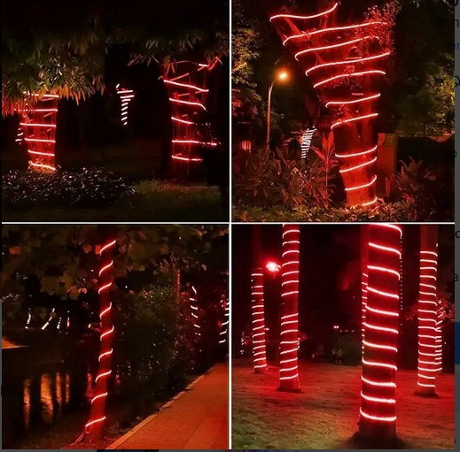 MANGUERA LED NAVIDEÑA ROJA 20 MTS