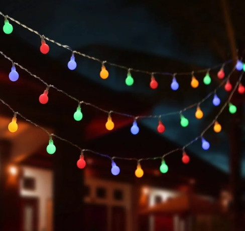 GUIRNALDA DE LUCES LED DE COLORES  5.30 MTS