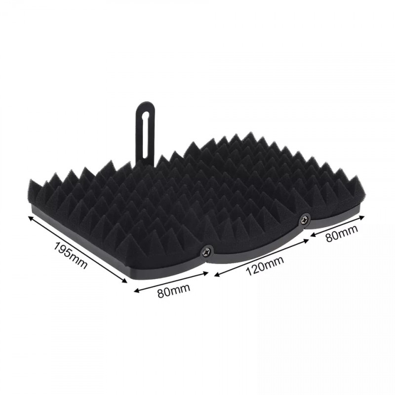 Espuma acústica para micrófono (escudo aislante) Espuma acústica para micrófono (escudo aislante)