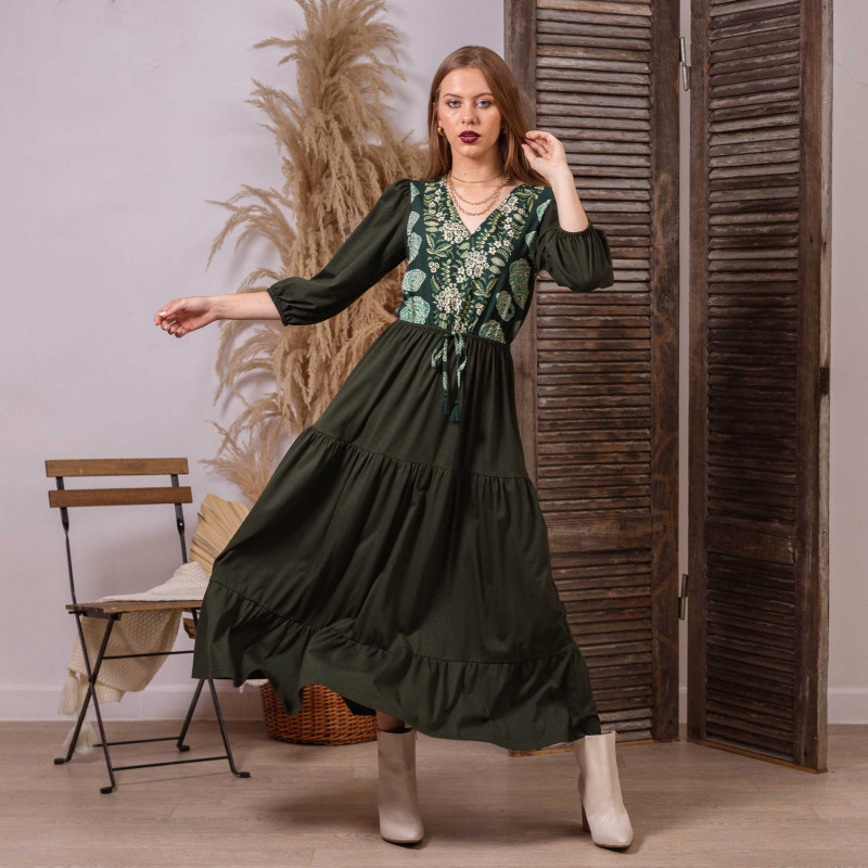 Vestido Largo Estampado Cod. 223130