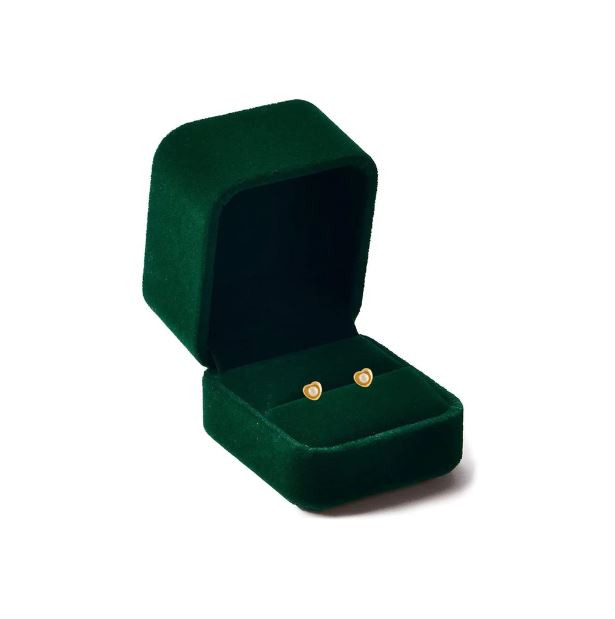 earrings heart pearl sol