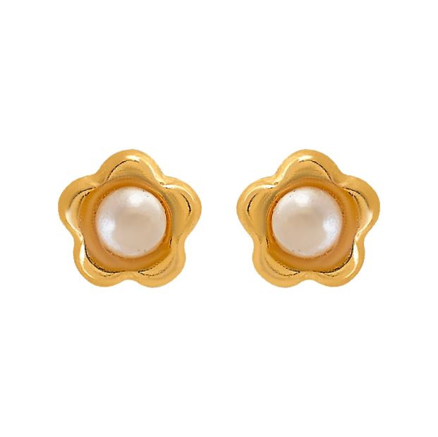 flower baby earrings