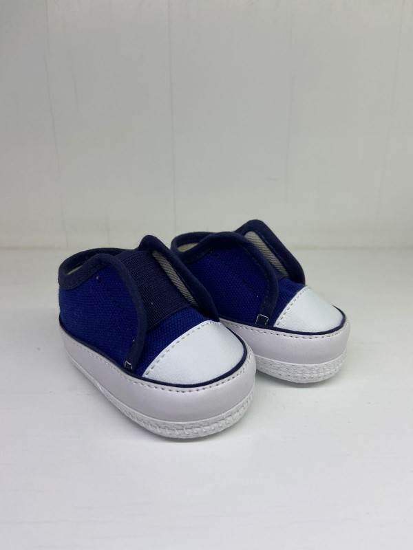 zapa c/ elastico azul lona