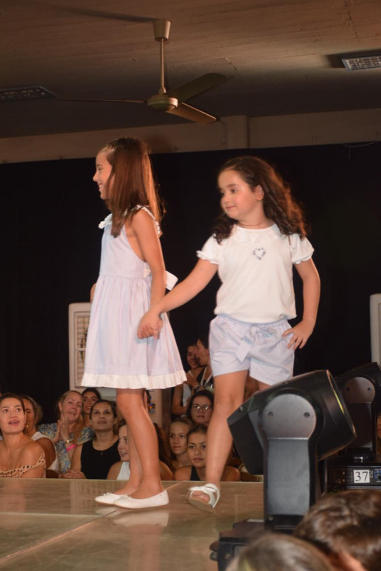 solera smock rayas celeste