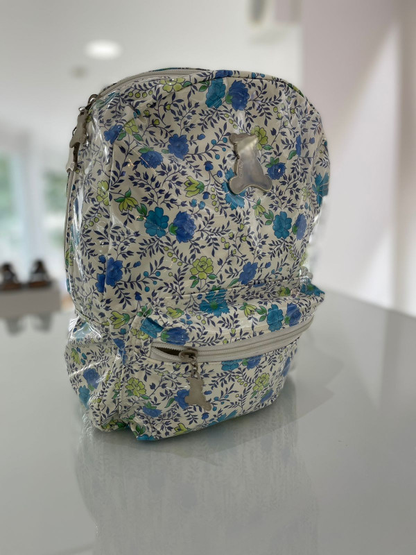 minimochila giuli flor celeste