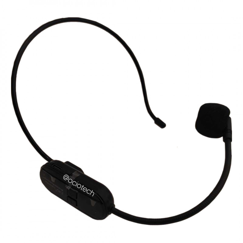 Micrófono inalámbrico tipo vincha