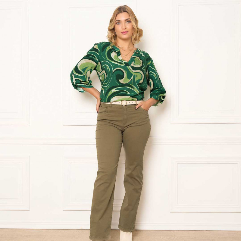 Blusa Estampada  M/L Cod.224168