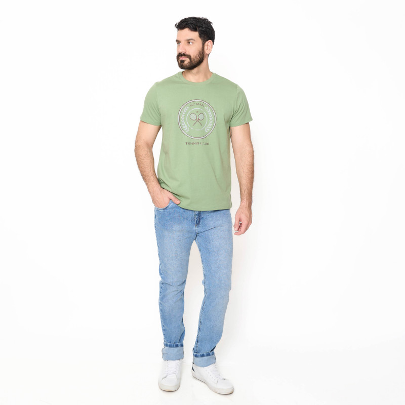 Remera M/C Con Serig. Caballero Cod.224265A