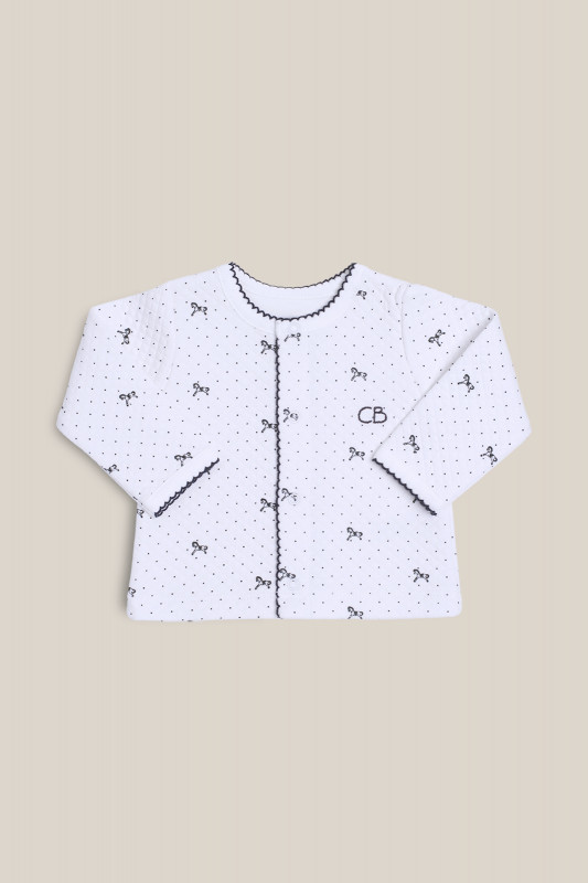 chaqueta estampado pony