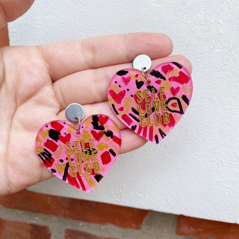 Aro Self Love Club Pintado Rosa