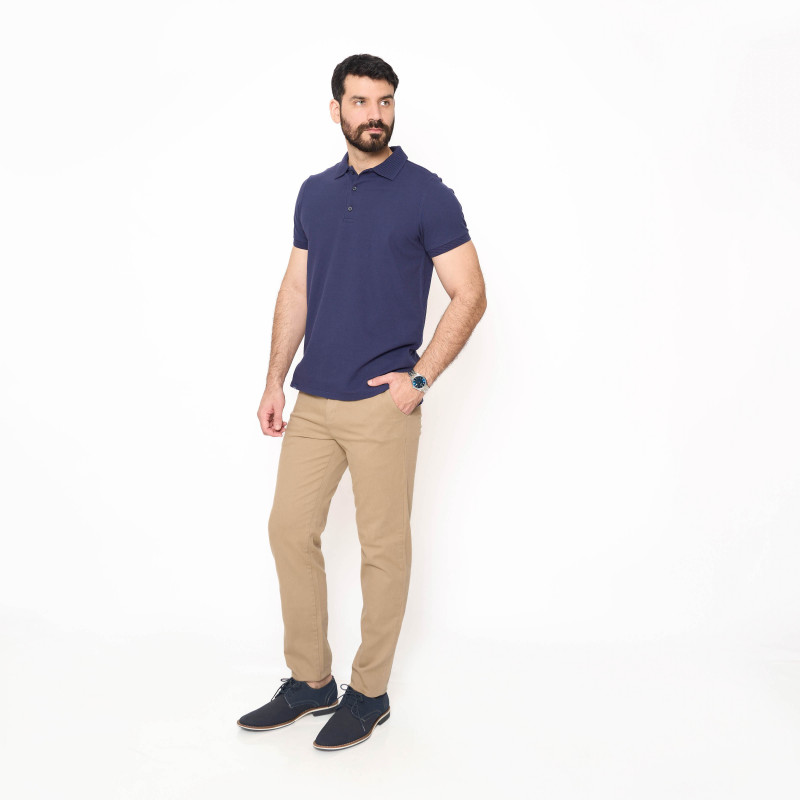 Remera M/C Polo Caballero Cod.224101