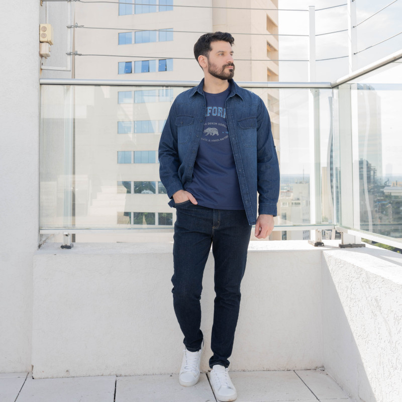 Camisa Jeans Caballero Cod.1240129