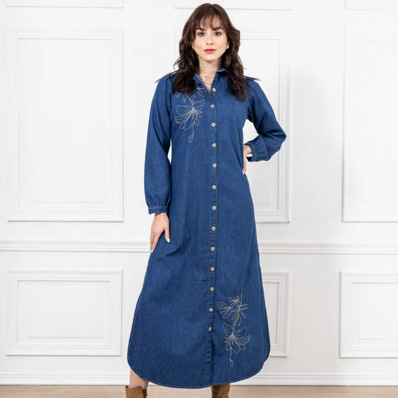 Vestido Largo Jeans Cod.1240140