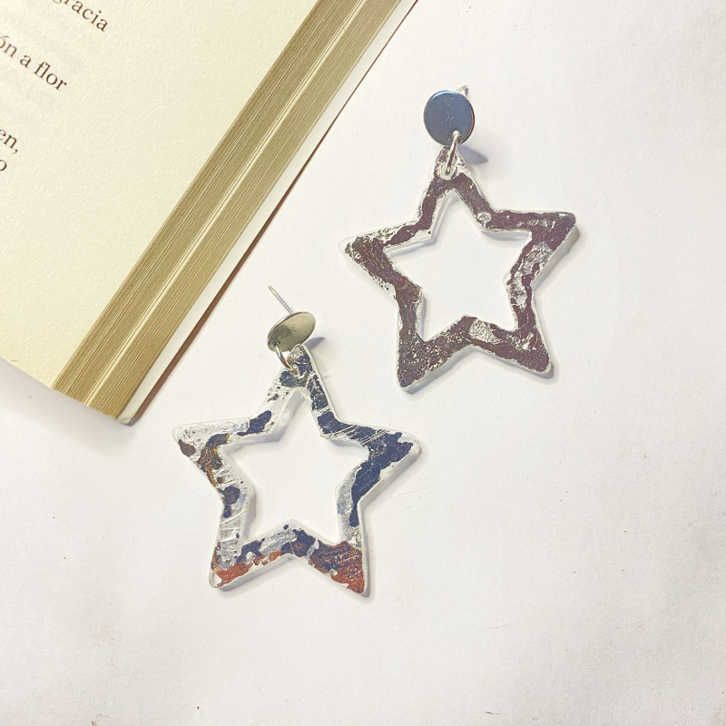 Aro Estrella Silver Foil- agotado