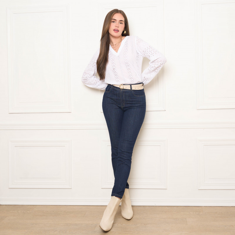 Pantalon Cropped Jeans Cod.1240123