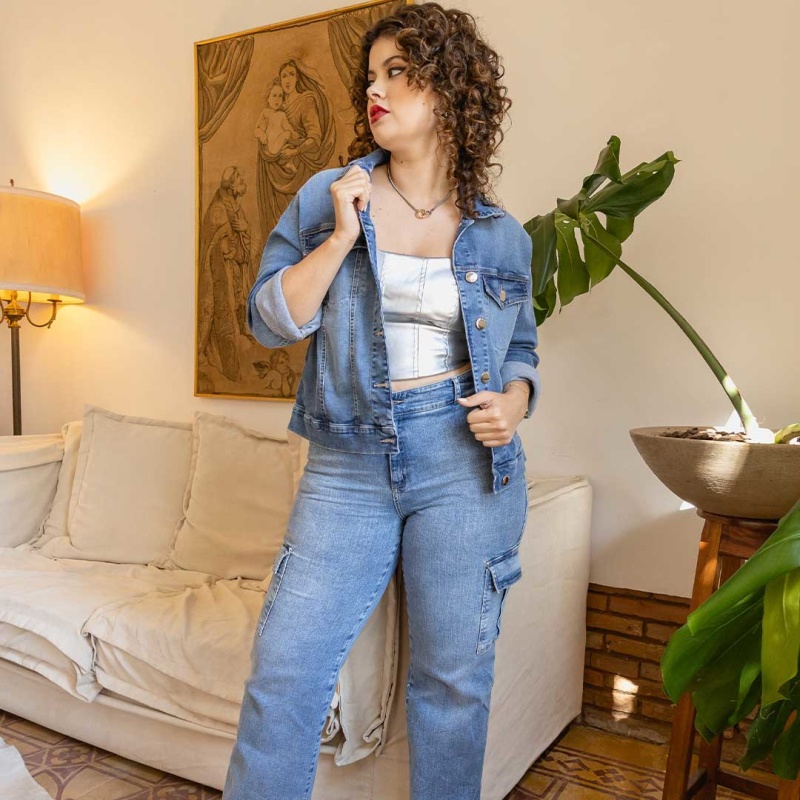 Pantalon Cargo Jeans Shape Cod.1240194