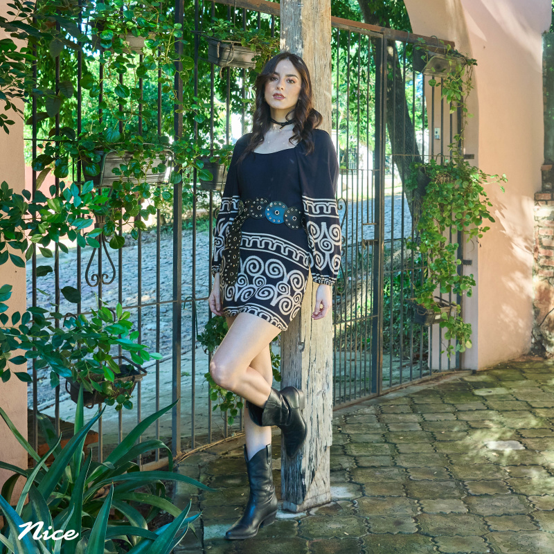 Vestido Corto Estampado Cod.7240217