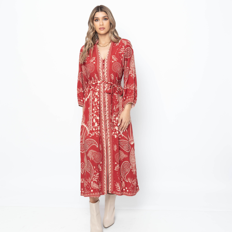 Vestido Midi Estampado Cod.224280