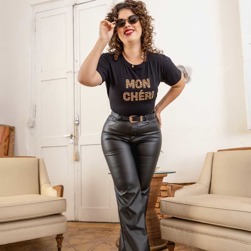 Pantalón Shape Simil Cuero Cod.7240153