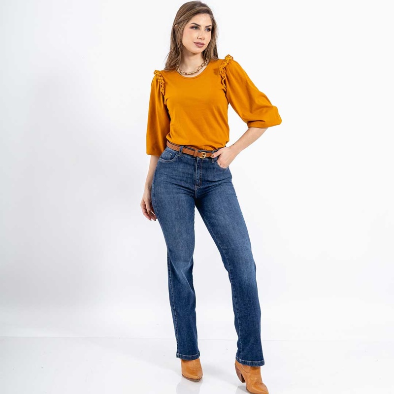 Remera M3/4 Abullonada Cod.224336