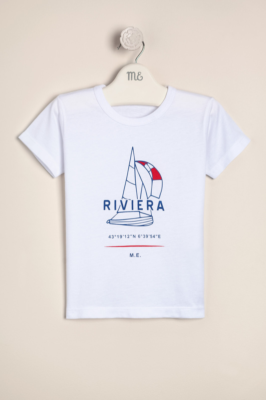 remera nautico blanco