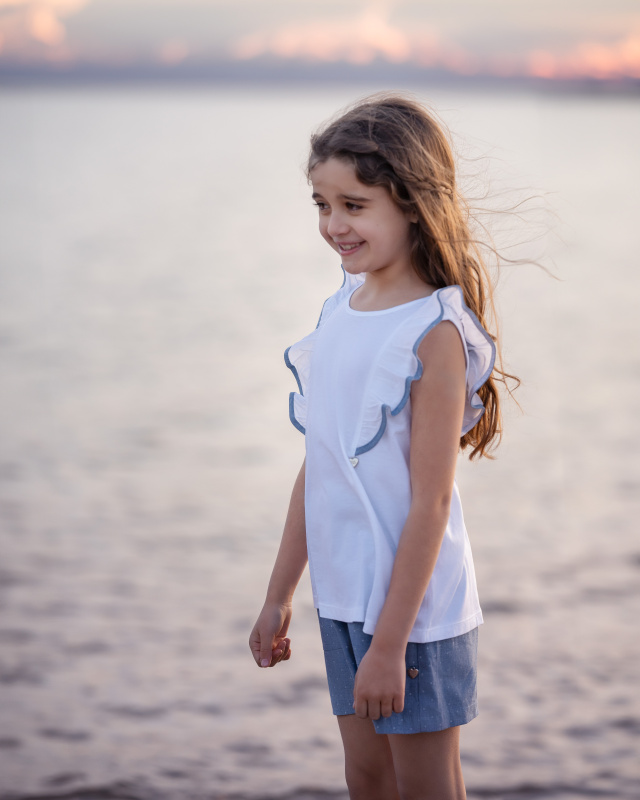 remera combinada maca