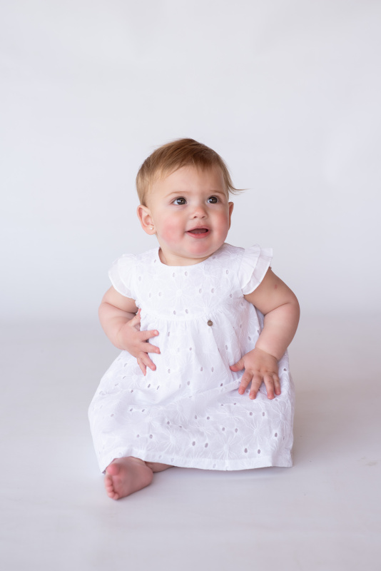 vestido de broderie Juli