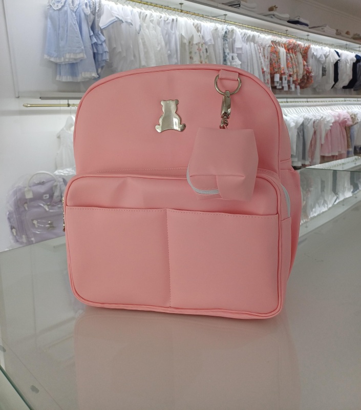 mochila lux ch rosa bebe