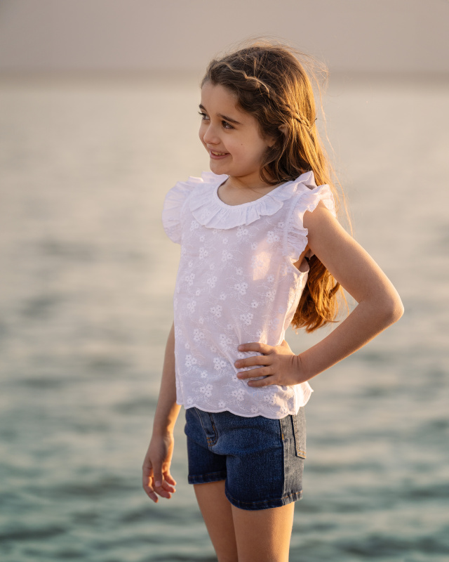 blusa de broderie nanina