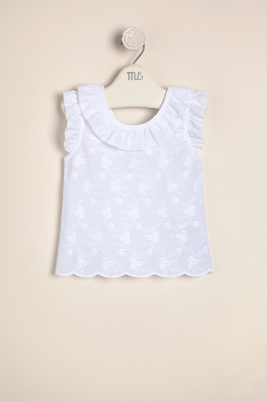 blusa de broderie nanina