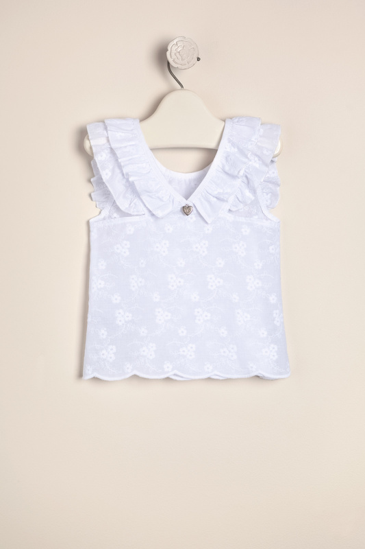 blusa de broderie nanina