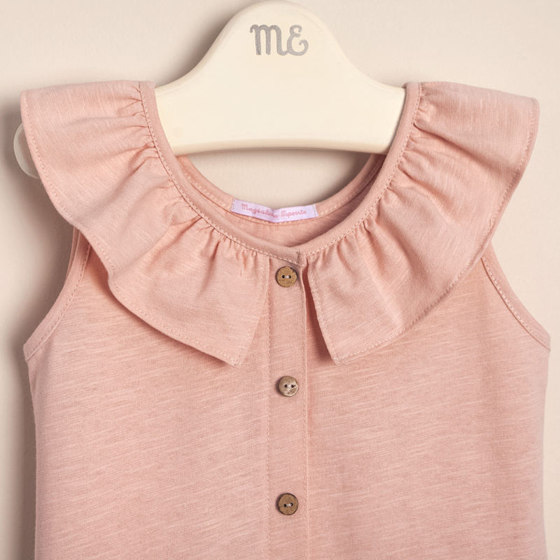 vestido flame rosa escote lovely