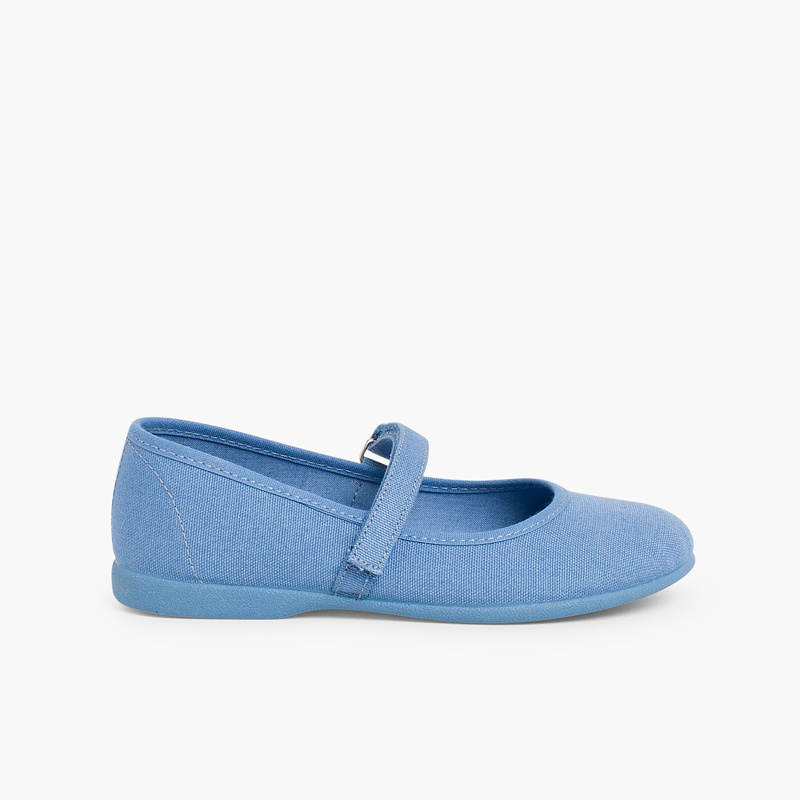 merceditas niña velcro fino azul