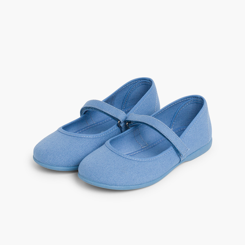 merceditas niña velcro fino azul
