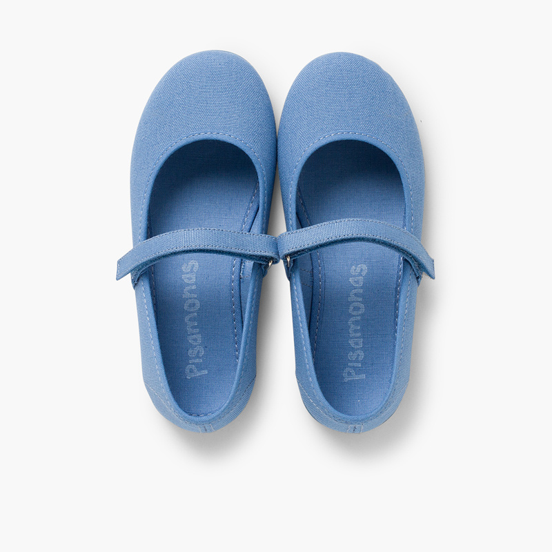 merceditas niña velcro fino azul