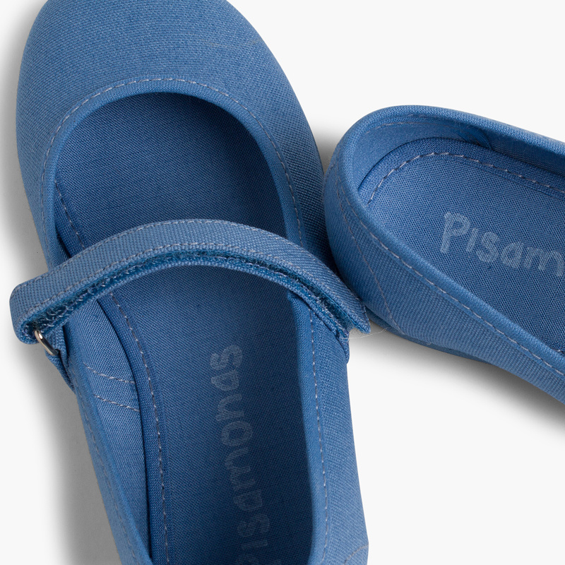 merceditas niña velcro fino azul