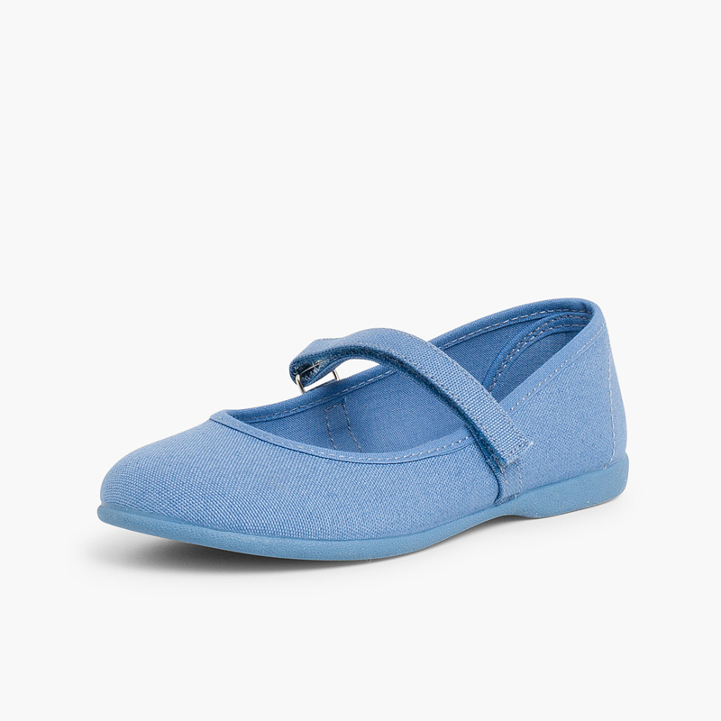 merceditas niña velcro fino azul